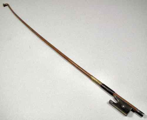 Appraisal: An early th Century violin bow the octagonal stick stamped