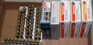 Appraisal: rounds of mm mauser sporting ammo rounds of mm mauser