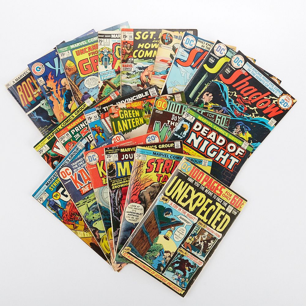 Appraisal: Grp Comic Books Marvel DC Charlton Group of Marvel and