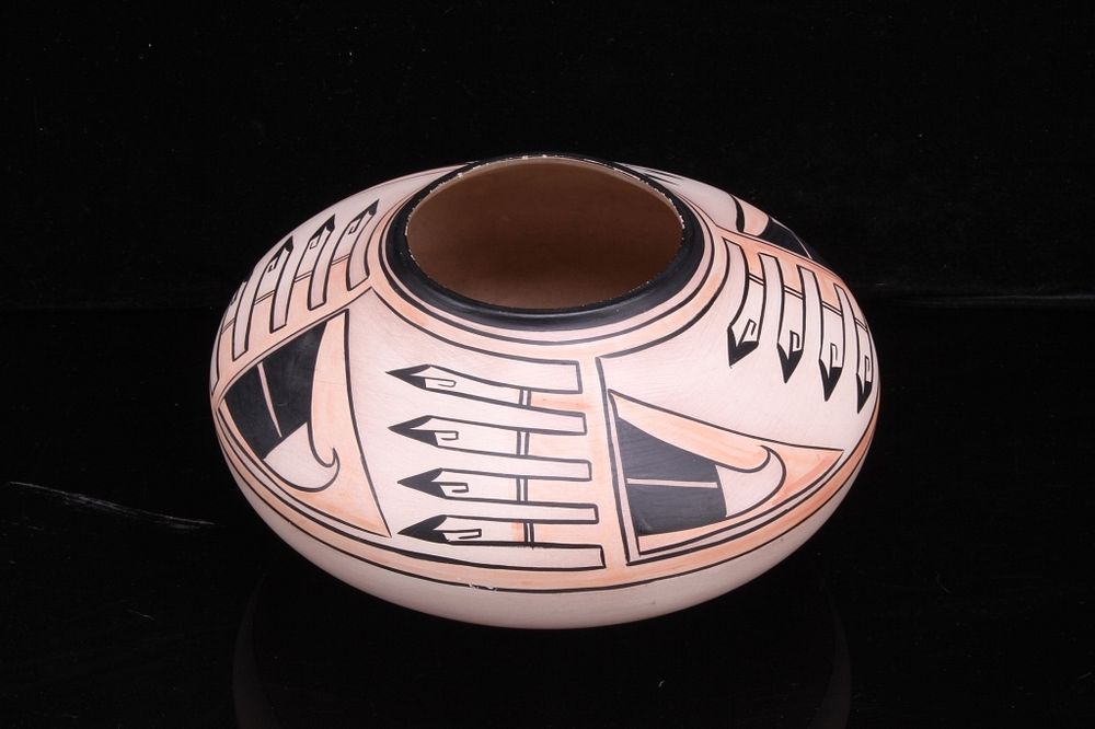 Appraisal: Jemez Pueblo Seed Jar by C Gachupin Included in this