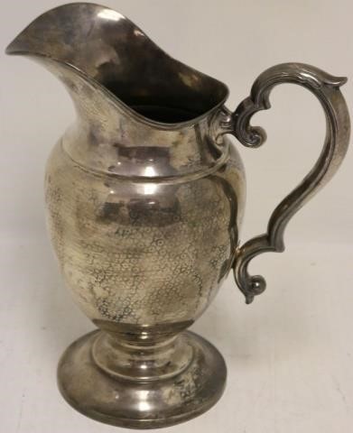 Appraisal: STERLING SILVER HANDLED PITCHER BY REVERE SILVER HIGH OZT GOOD