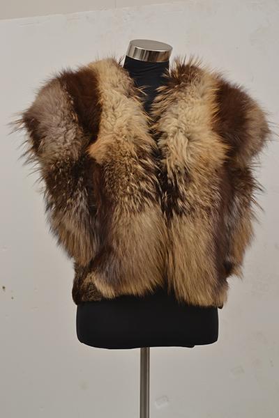 Appraisal: A RED FOX FUR CRAFTED VEST A RED FOX FUR