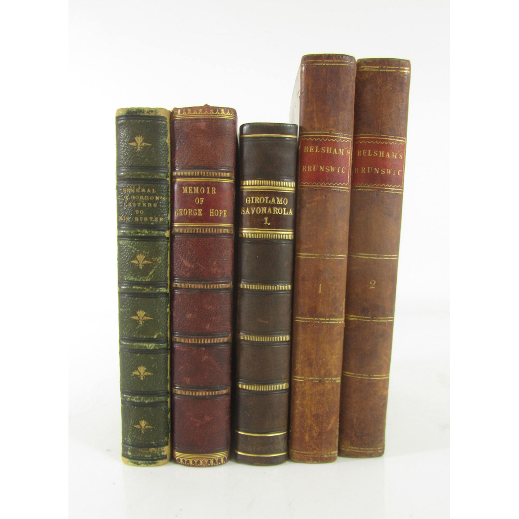 Appraisal: books on various subjects mostly leather bindings including Ritchie T