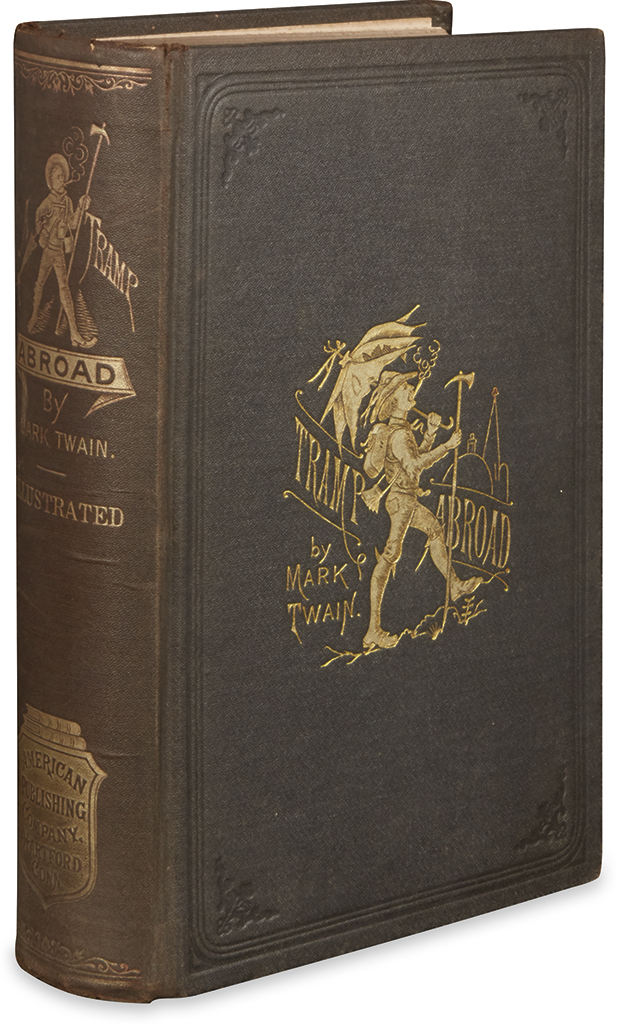 Appraisal: TWAIN MARK A Tramp Abroad Illustrated by W Fr Brown