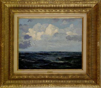 Appraisal: ATTRIBUTED TO J THOMAS SOMERSCALES - VISTA DEL MAR Oil