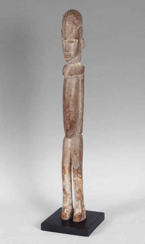 Appraisal: LOBI BATEBA CARVED WOOD AFRICAN FEMALE FERTILITY FIGURE BURKINA FASO