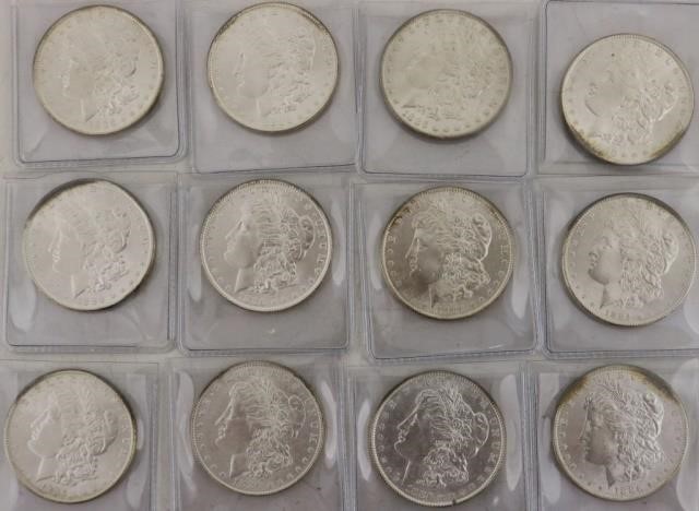 Appraisal: BU MORGAN SILVER DOLLARS TO INCLUDE SEVERALCOINS THAT SHOULD GRADE