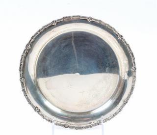 Appraisal: A Portuguese Silver Plate TH TH CENTURY of circular form