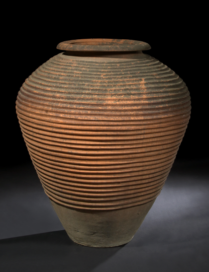 Appraisal: Monumental Chinese Terra Cotta Storage Jar nd Half of the