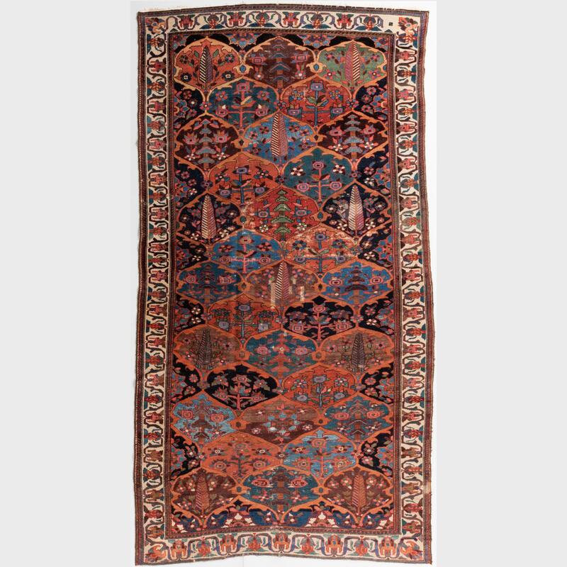 Appraisal: Persian Bakhtiari Carpet Approximately ft in x ft in Condition