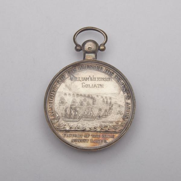 Appraisal: Named Alexander Davison s Silver Victory of the Nile Medal