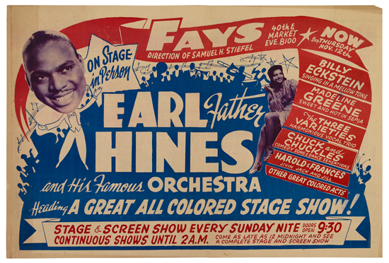 Appraisal: MUSIC HINES EARL FATHA On Stage and in Person Earl