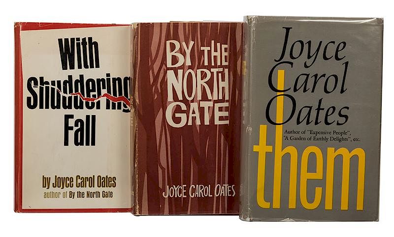 Appraisal: Three Signed First Editions Oates Joyce Carol Three Signed First