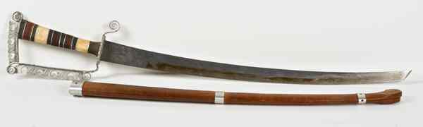 Appraisal: Philippines WWII Tribal Sword Moro bring back sword with a