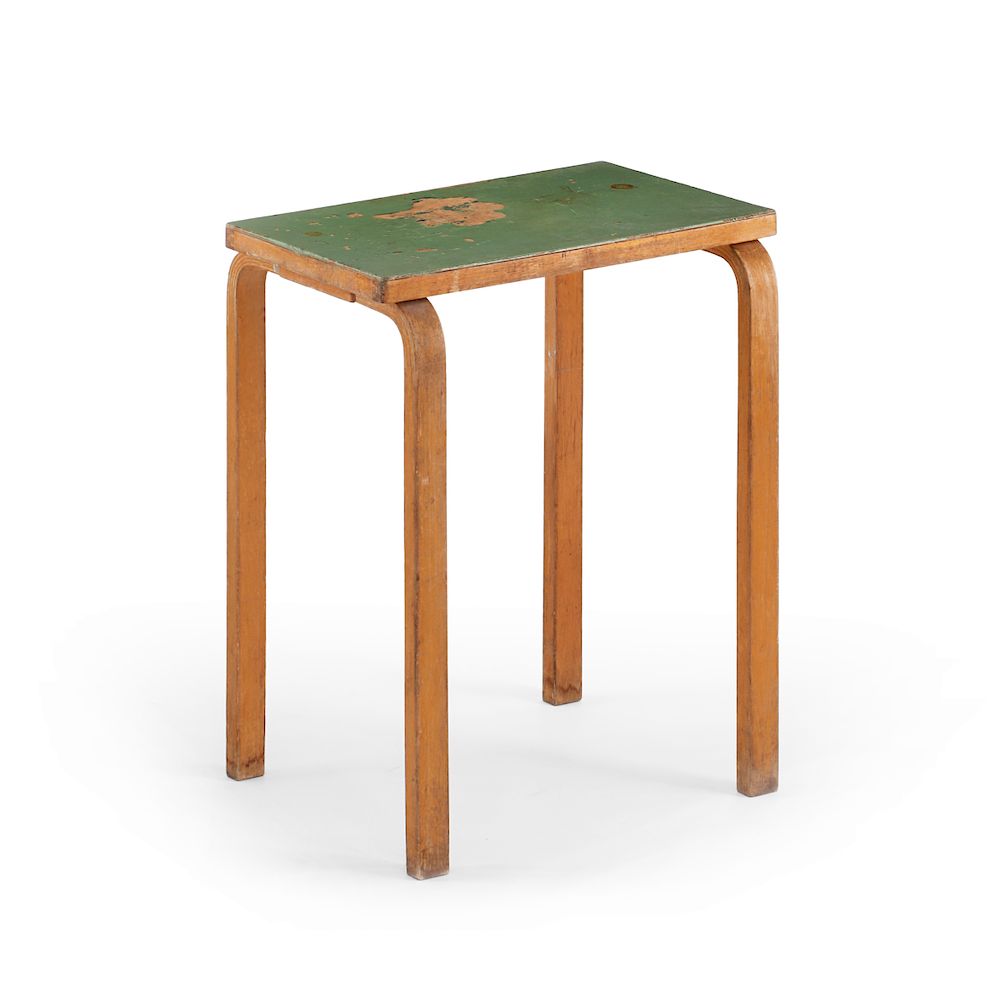 Appraisal: Alvar Aalto One of many Aalto's smaller side table models