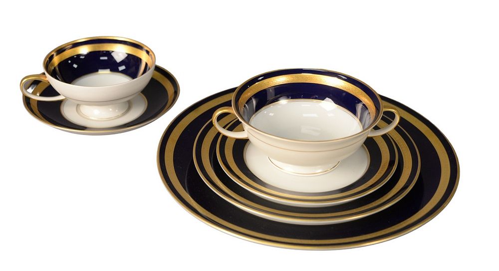 Appraisal: Approximately Piece Rosenthal Eminence Cobalt Blue Dinnerware Set to include