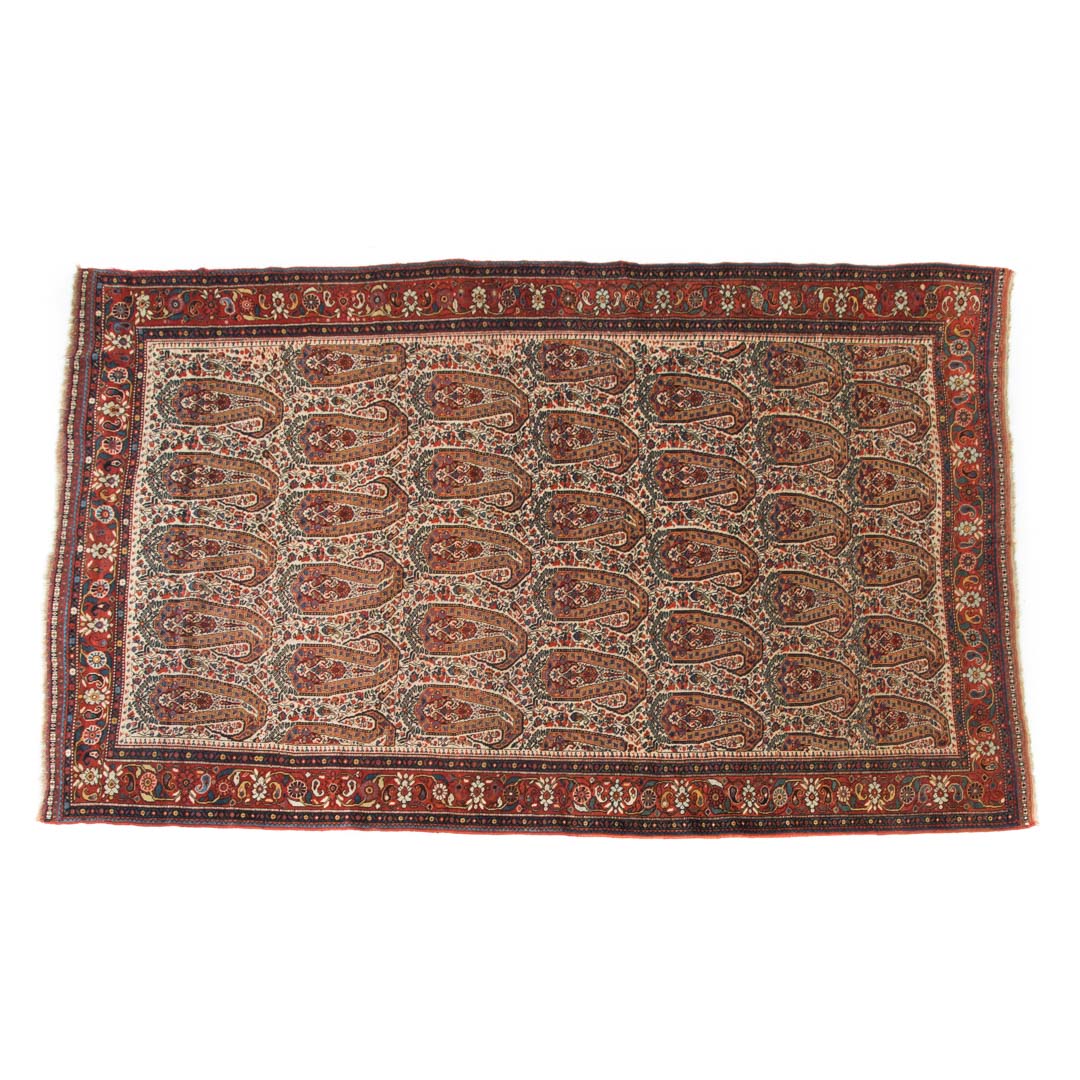 Appraisal: Rare Antique Kashkai rug approx x Persia circa Condition Some