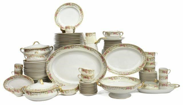 Appraisal: lot of French Limoges porcelain dinner service Haviland Company in