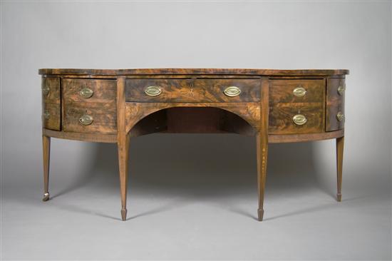 Appraisal: A Georgian Style Mahogany Sideboard Height x width x depth