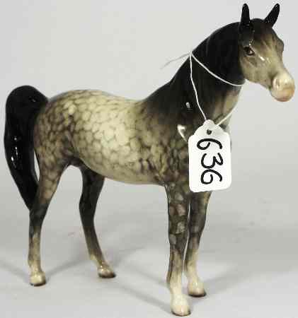 Appraisal: Beswick Arab Xayal in Rocking Horse Grey Gloss restored