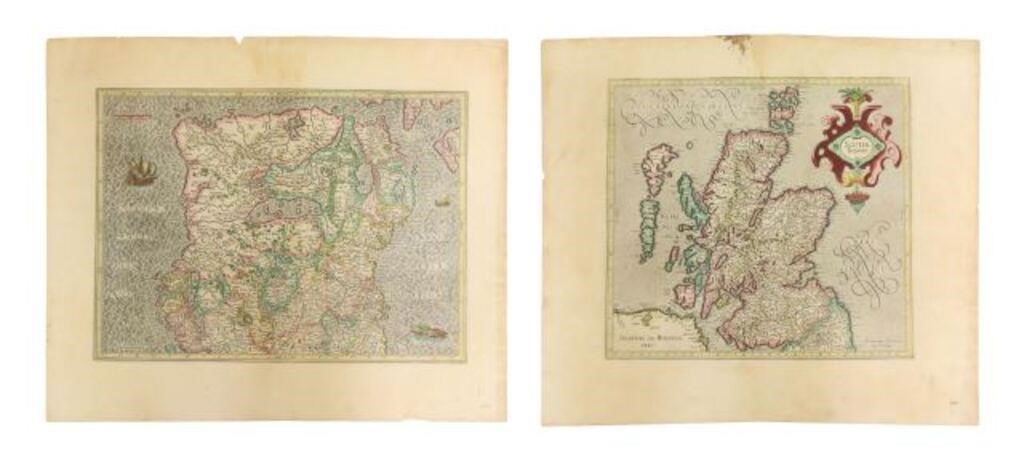 Appraisal: lot of Antique maps early th c published by Gerardus