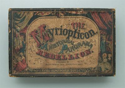 Appraisal: Myriopticon Civil War scenes Historical Panorama Rebellion hand-colored lithographed scroll