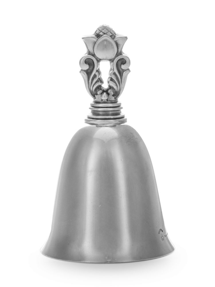 Appraisal: A Danish Silver Table Bell A Danish Silver Table Bell