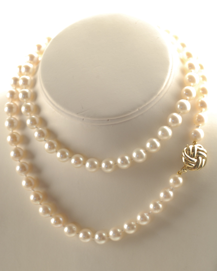 Appraisal: An Opera-Length Cultured Pearl Necklace long with seventy-six - mm