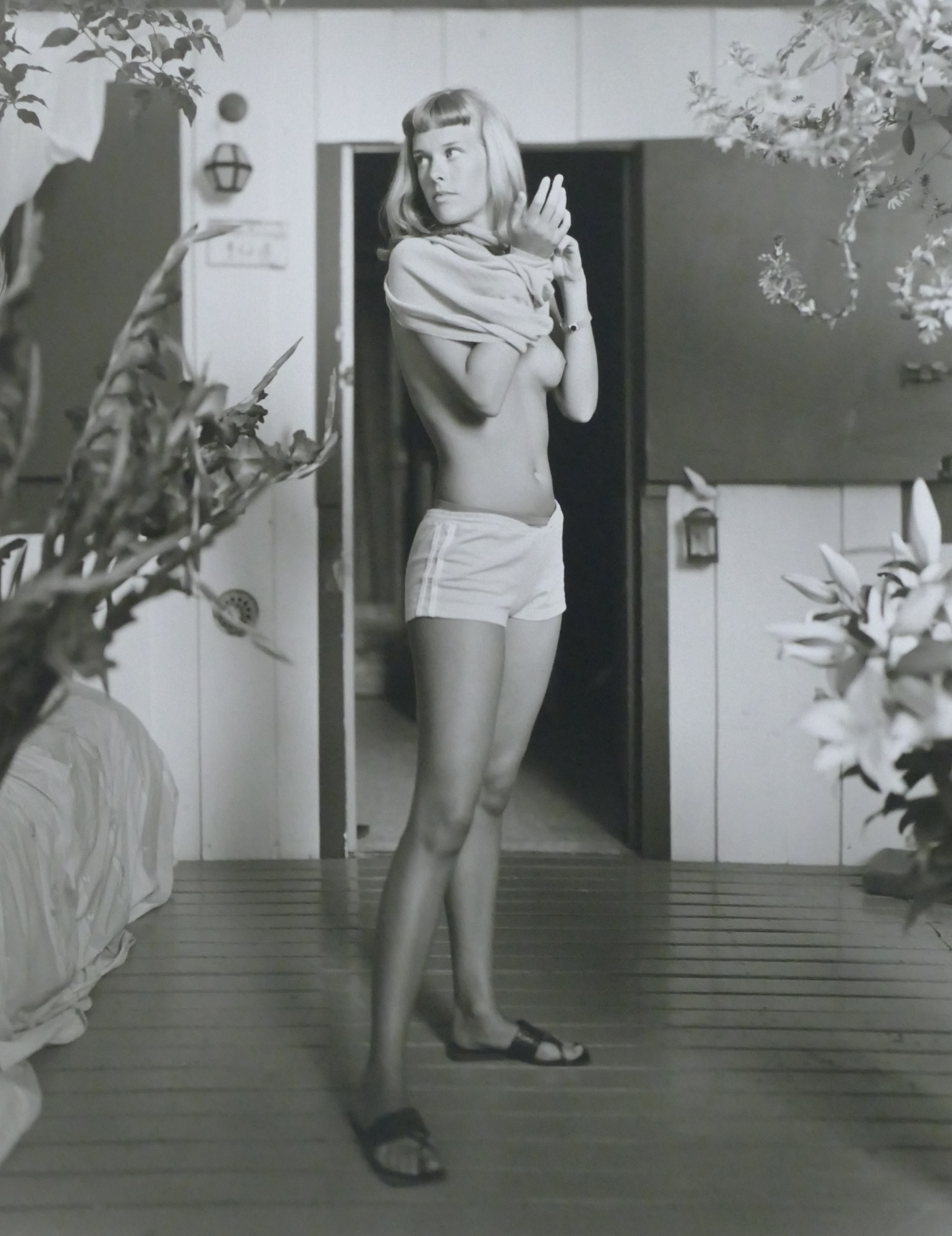 Appraisal: Jock Sturges b French ''Clarice Montalivet France'' Silver Print ''x