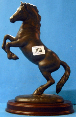 Appraisal: Beswick Rearing Welsh Cob Black Matt Fort Lloyds Bank Boxed