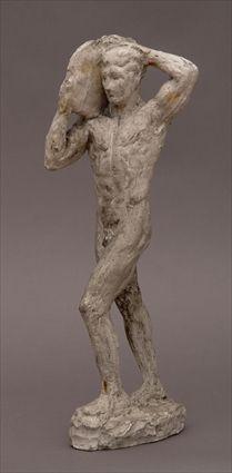 Appraisal: CHESTER BEACH - THE DISCUS THROWER Cast plaster sculpture standing