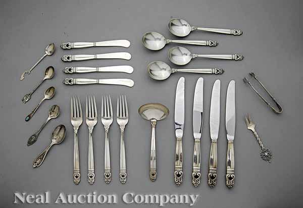 Appraisal: An International Silver Company Partial Sterling Silver Flatware Service in