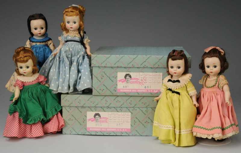 Appraisal: Set of Madame Alexander Little Women Dolls Description American Ca