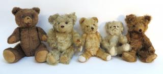 Appraisal: Collection Of Antique Teddy Bears Collection Of Antique Teddy Bears