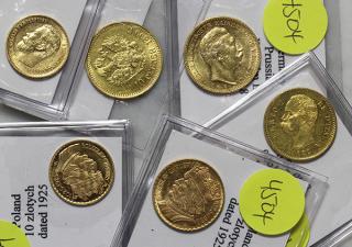 Appraisal: lot of Collection of Russian and European gold coins lot