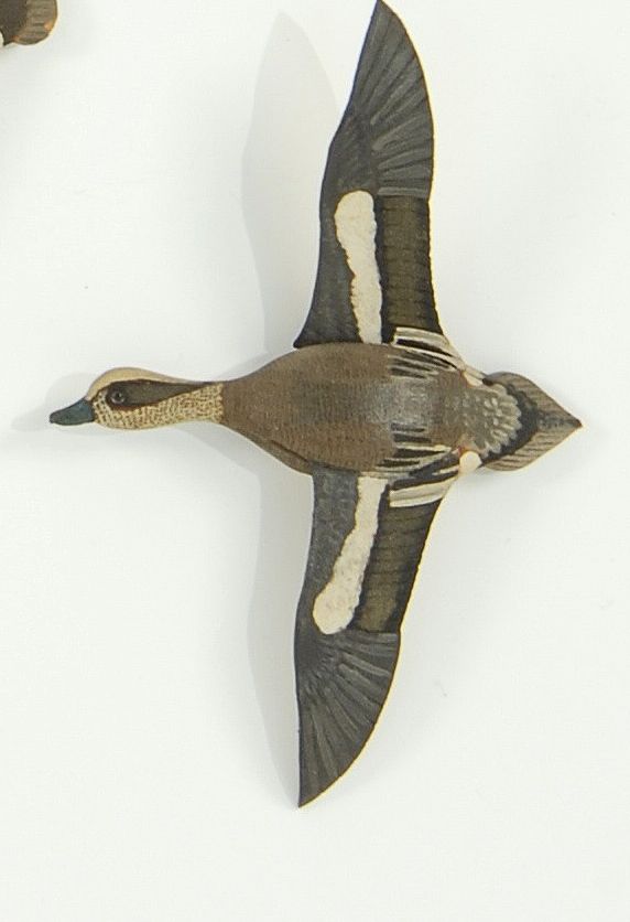 Appraisal: MINIATURE WIDGEON DRAKE In flying form By A J Dando