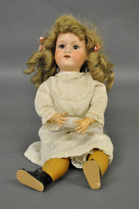 Appraisal: - Armand Marseille German bisque head doll with composition joints