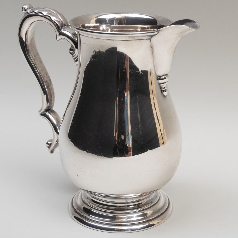 Appraisal: International Silver Pitcher in the 'Lord Saybrook' Pattern Marked 'Sterling'