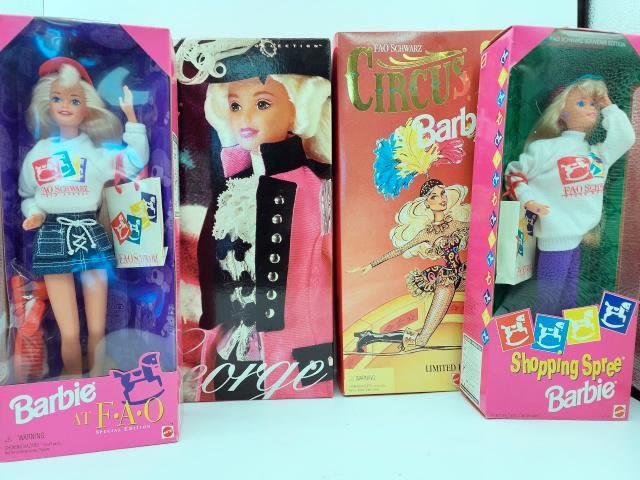 Appraisal: FAO Schwartz Barbie Dolls Includes Limited Edition Circus Star Barbie