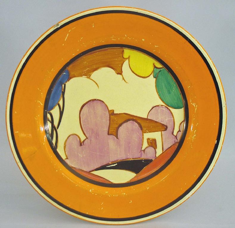 Appraisal: Blue Autumn' Fantasque Bizarre plate diameter a f