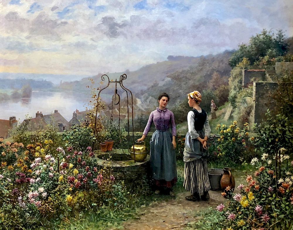 Appraisal: DANIEL RIDGWAY KNIGHT AMERICAN - DANIEL RIDGWAY KNIGHT AMERICAN -