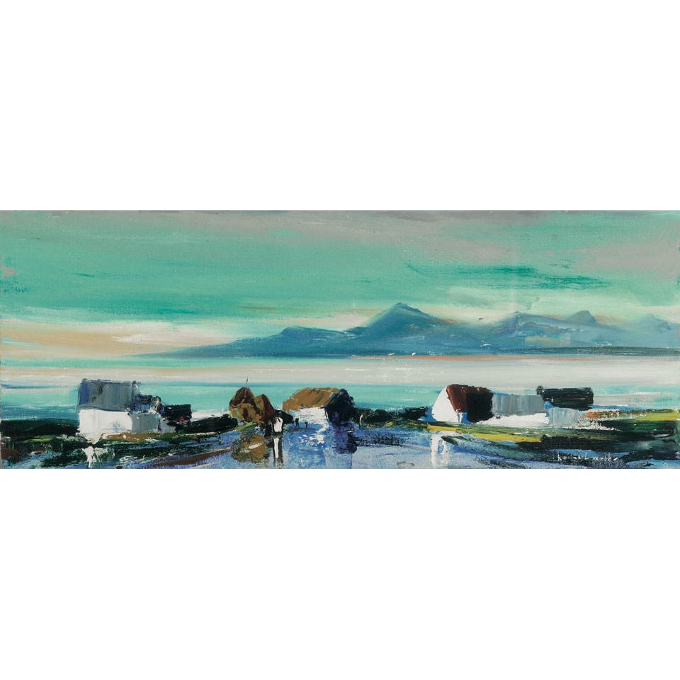 Appraisal: Kenneth Webb - Irish EVENING LIGHT DUNDRUM BAY Oil on