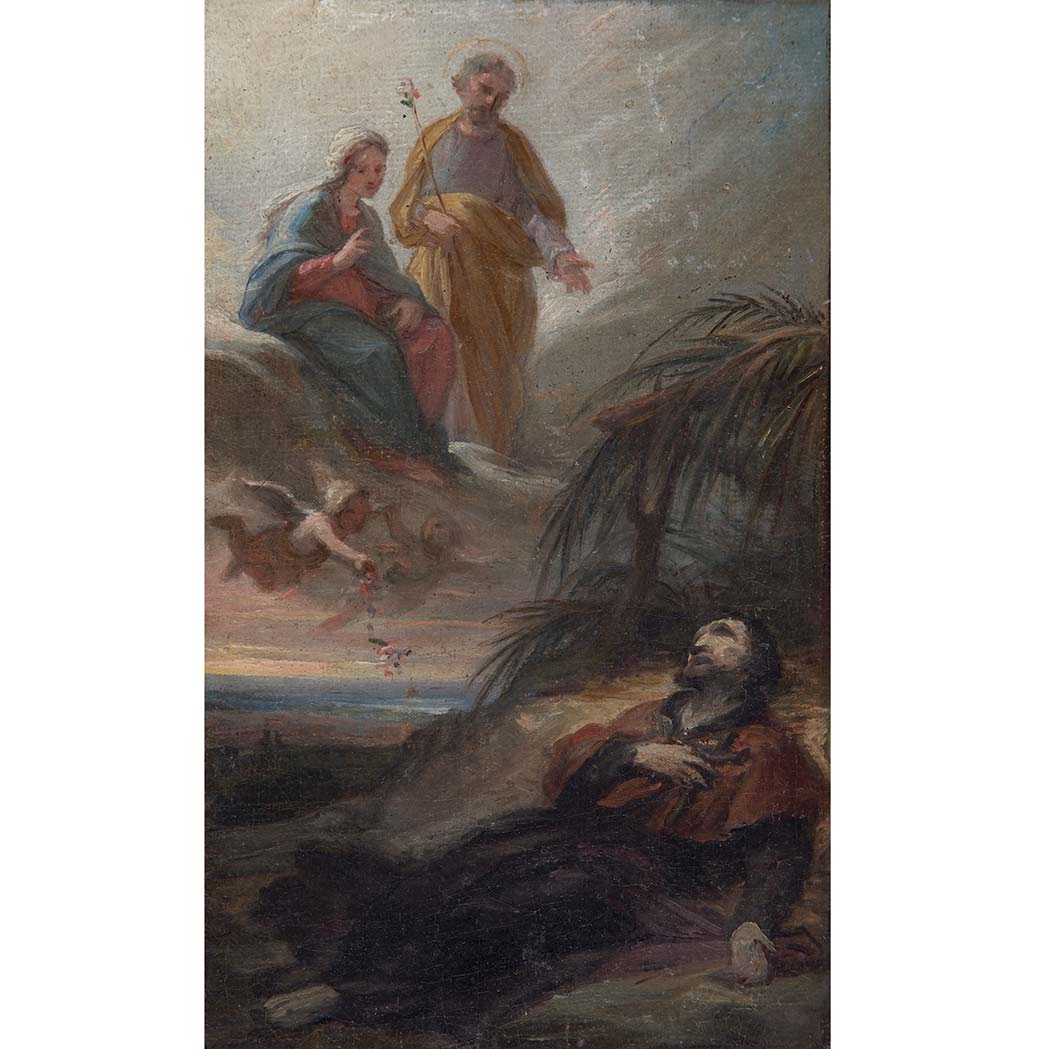 Appraisal: Spanish School th Century The Vision of Saint Francis Xavier