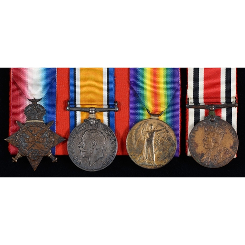 Appraisal: WWI group of three - Star British War Medal and