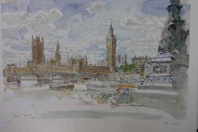 Appraisal: John Ward British b The Houses of Parliament and Big