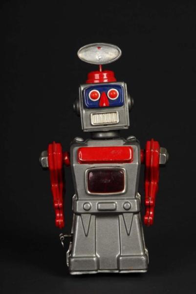 Appraisal: Tin Tremendous Mike Wind-Up Robot Description Japanese Made by ASC