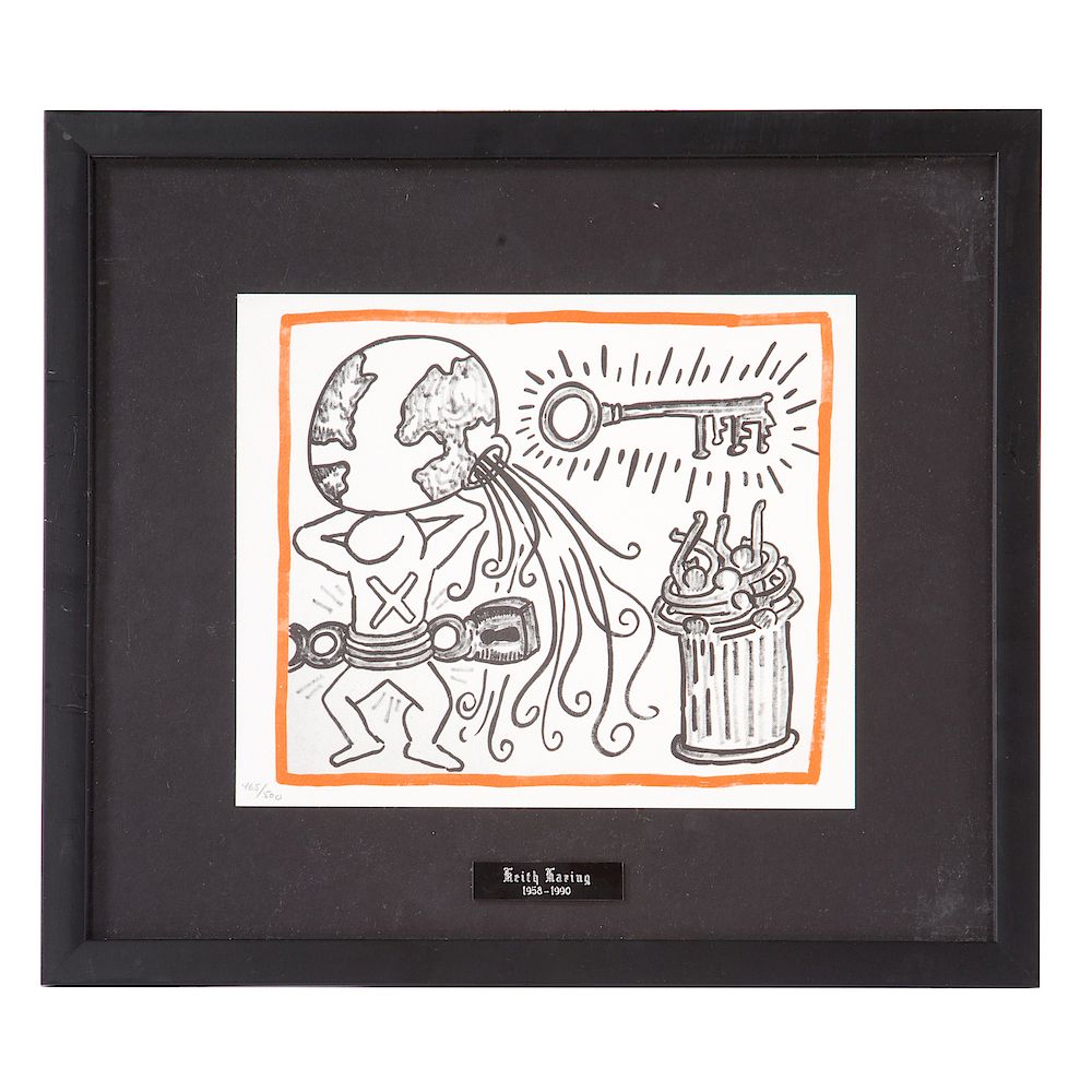 Appraisal: Keith Haring From the Against All Odds Suite American -