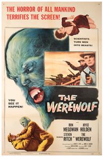 Appraisal: The Werewolf Columbia One sheet x Poster for the horror