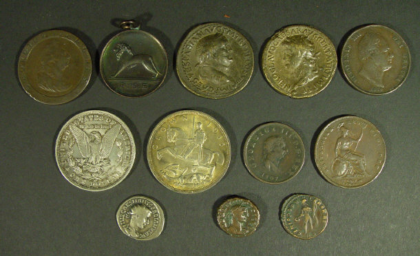 Appraisal: Collection of th century and later coinage including a silver