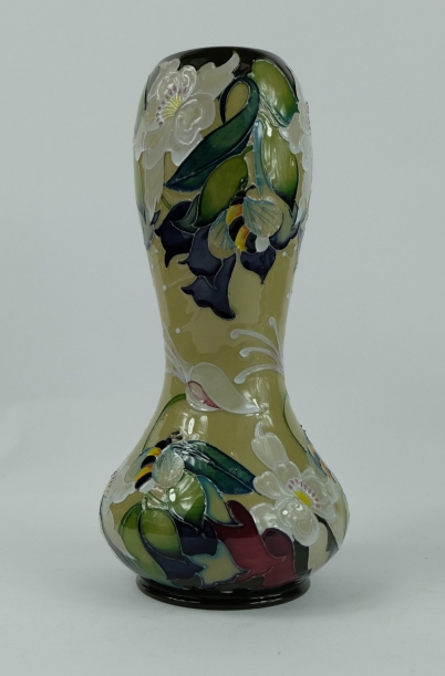 Appraisal: Moorcroft Honeywort vase limited edition signed E Bossons height cm